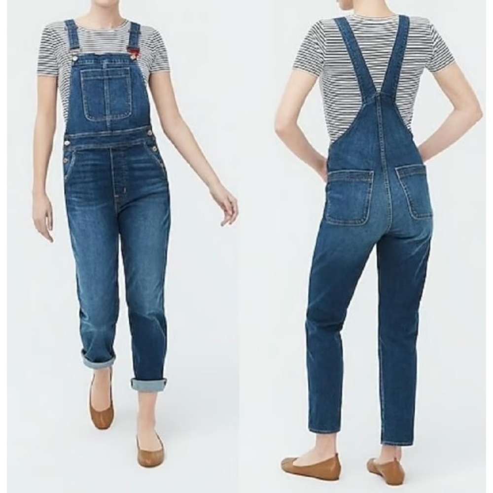 J. Crew Blue Denim Jeans Overalls